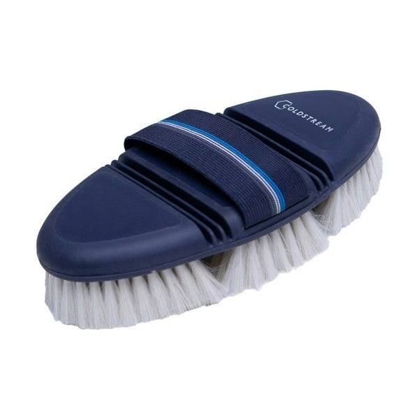 Coldstream Birkhill Goat Hair Horse Body Brush - Navy