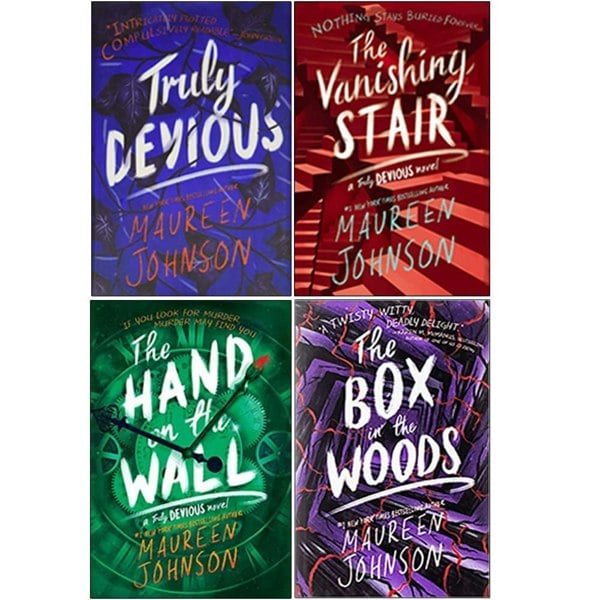 Truly Devious Set: Truly Devious, The Vanishing Stair, The Hand on the Wall, The Box in the Woods