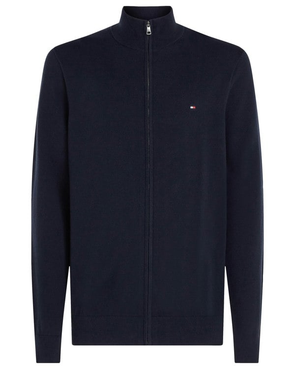 Tommy Hilfiger Tommy Hilfiger Essential Mock Turtleneck Mens Full Zip Sweatshirt