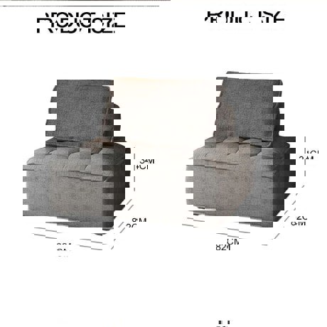 Borcem Single Sofa, Armchair, Modular Sofa Set-Rit Concept-Rit Concept