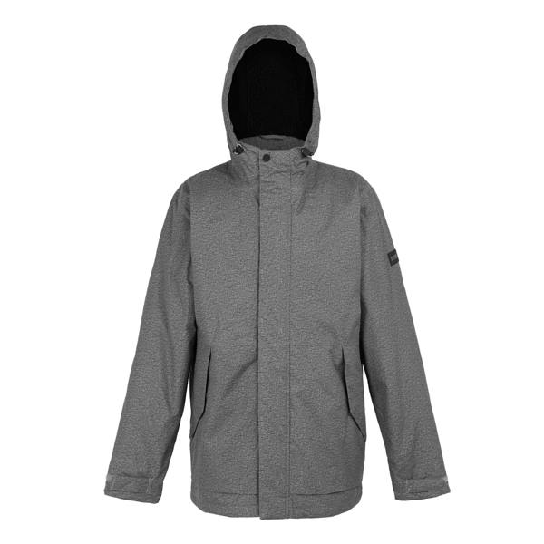 Regatta Mens Sterlings IV Waterproof Jacket - Mineral Grey Marl - 
