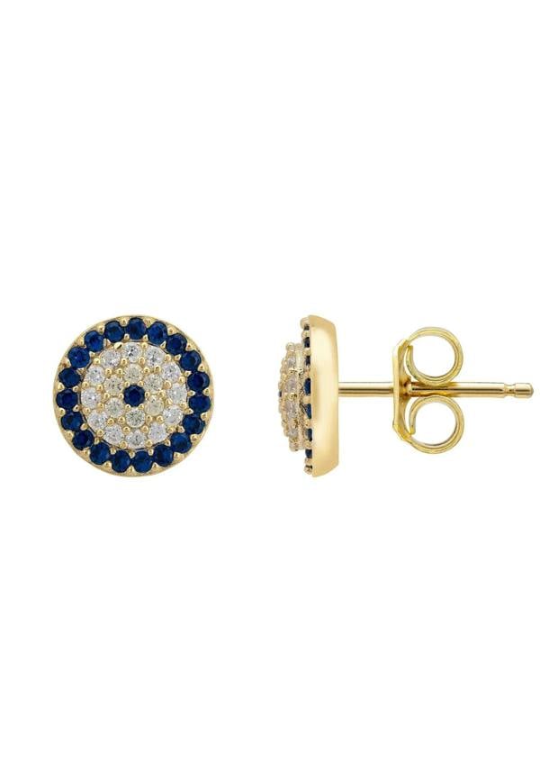 Push backing of the earrings.