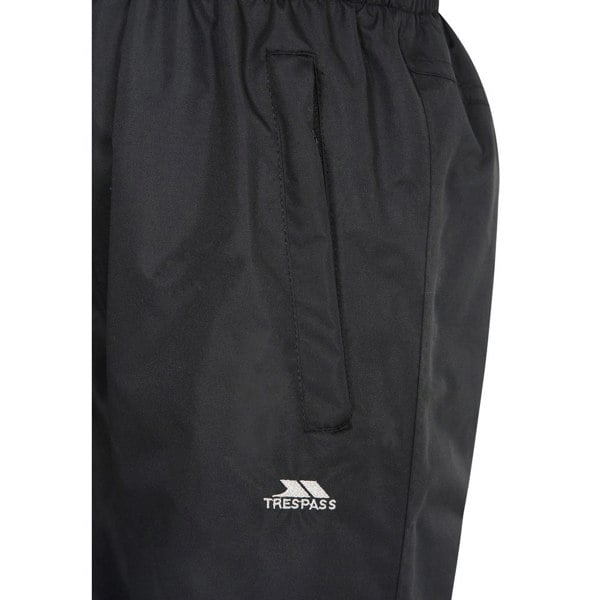 Trespass Childrens/Kids Kalmar Waterproof Bib Ski Trousers - Black