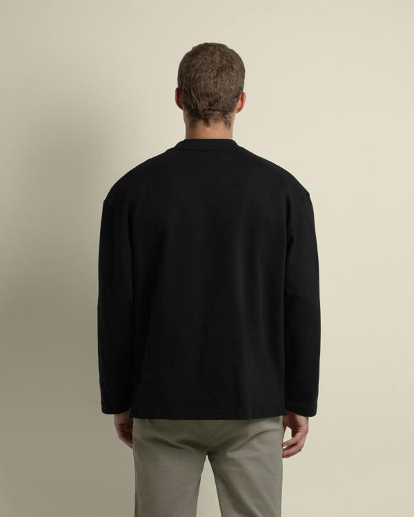 Larsson & Co Praesto - Oversized Stepped Hem Sweatshirt