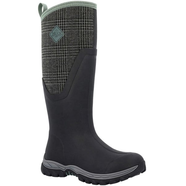 Muck Boots Arctic Sport II Tall Women's Wellington Boots in Black/Plaid