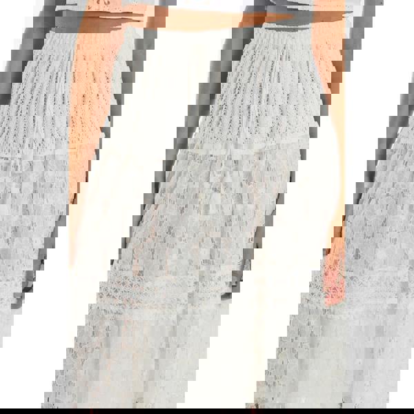 Blue Vanilla Lace Maxi Skirt