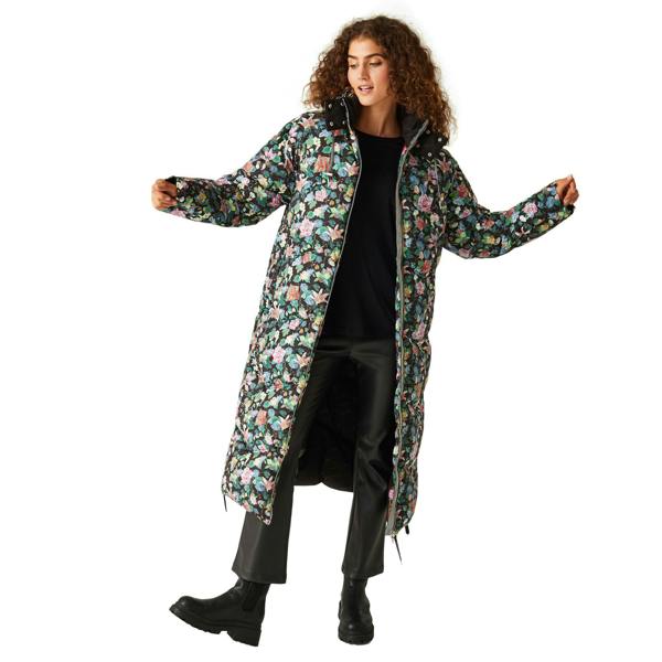 Regatta Womens/Ladies Christian Lacroix Milhaud Floral Longline Padded Jacket - Multicoloured - 