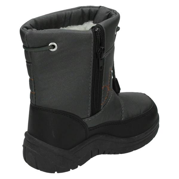 Boys Snow Fun Tie Front Embroidered Design Snow Boots 8.561801A