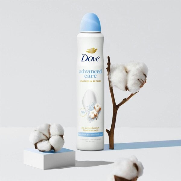 Dove Advanced Care Anti-Perspirant Deodorant Fresh Cotton & Sea Minerals 6x200ml