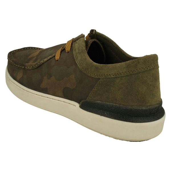 Clarks Mens Clarks Moccasin Detailed Lace Up Shoes Court Lite Wally