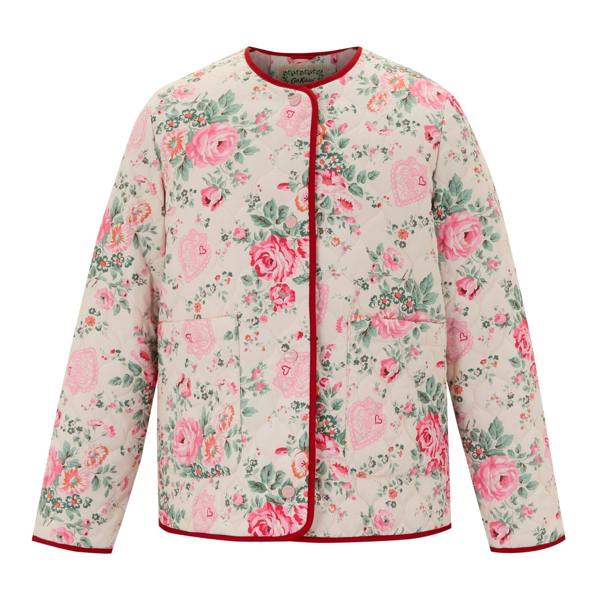 Regatta Womens/Ladies Cath Kidston Hackney Rose Quilted Padded Jacket - Cream - 