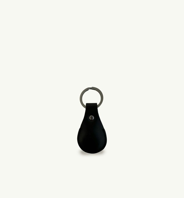 Apatchy London Black Leather Luggage Tag and AirTag Gift Set