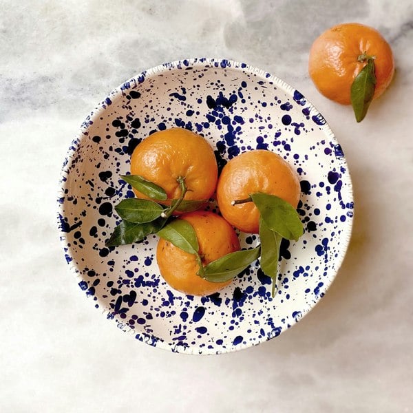 Hot Pottery Pasta Bowl Blueberry