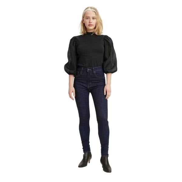 Levis Womens/Ladies Mile High Cotton Blend Super Skinny Jeans - Denim - 