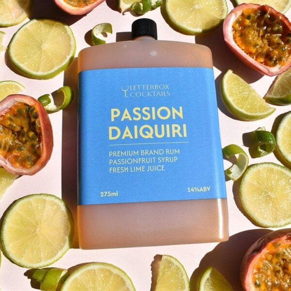 Letterbox Cocktails Passion Daiquiri Mini - Premium Letterbox Cocktail Gift