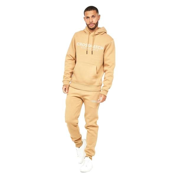 Crosshatch Mens Noma Tracksuit - Linen - 