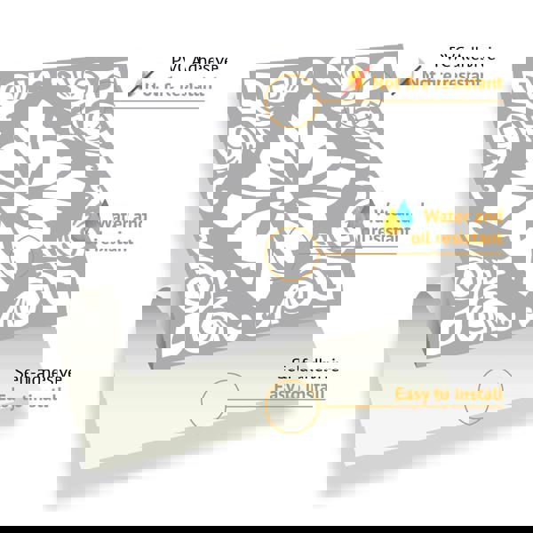 WT1556Y - Two Tone Grey Color Tile STicker - 24 pcs