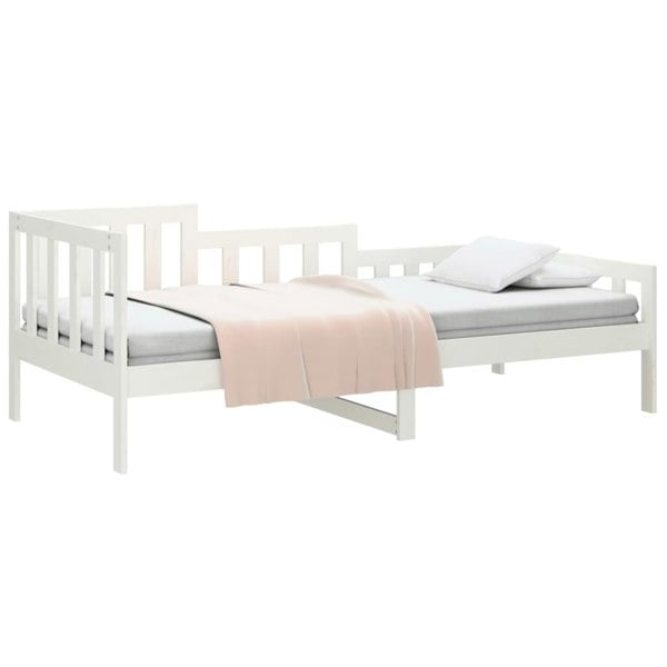 Berkfield Day Bed White 80x200 cm Solid Wood Pine