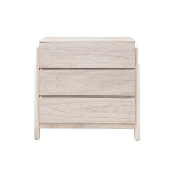 Whisper 3 Drawer Chest - Oak White Wash