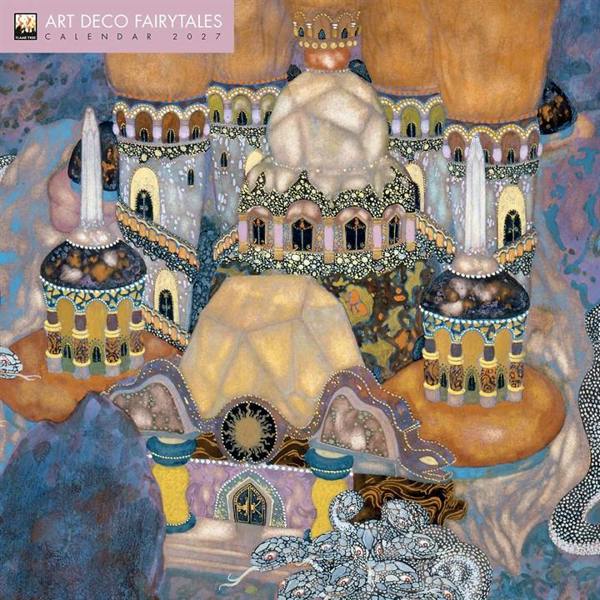 Art Deco Fairytales Calendar 2027, Wall Calendars, Month To View, Art, Gift