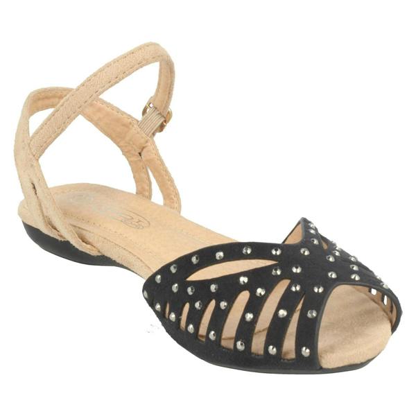Spot On Girls Spot On Peep Toe Sandals