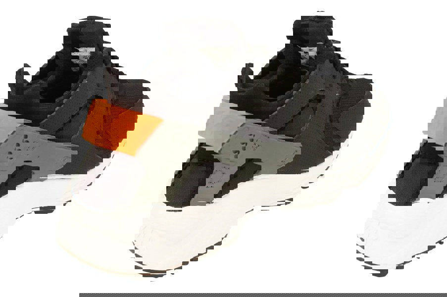 Nike Air Huarache Mens Dx2659  001 - Black Iron Grey Safety Orange 001 - Photo 2