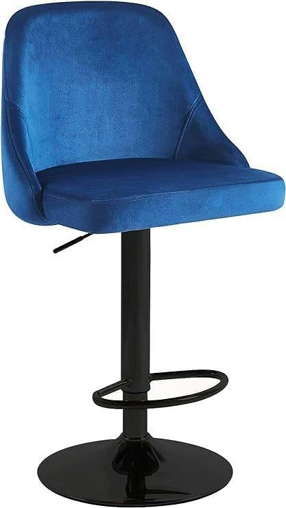 HYGRAD BUILT TO SURVIVE Velvet Bar Stools Height Adjustable Swivel Soft Padded Velvet Kitchen Bar Stools Home Bar Kitchen Counter Bar stools