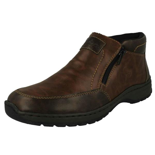 Rieker Mens Rieker Warm Lined Wide Fit Ankle Boots 03352