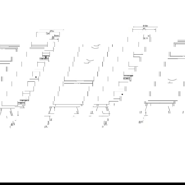 Furniture To Go Ikast Chest 3 Drawers in Jackson Hickory and White