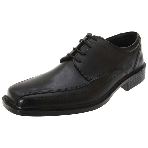 Roamers Mens Superlite Lace-Up Leather Shoes - Black