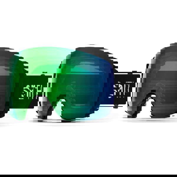 Smith Ski Goggles 4D Mag 0JX XP Black ChromaPop Everyday Green Mirror & CP Storm Blue Sensor Mirror