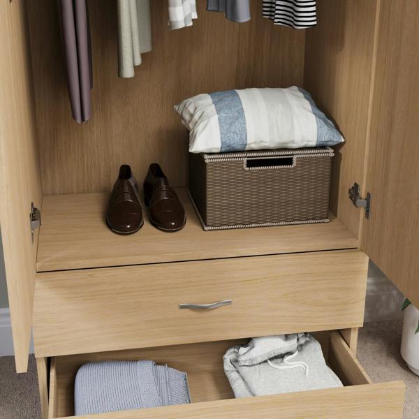 Vida Designs Riano 2 Door 2 Drawer Wardrobe