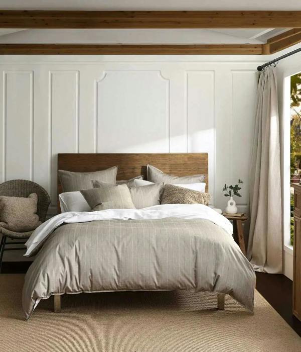 M.M Linen Hedge Duvet Set Natural