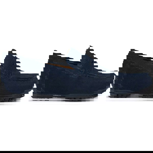 Geox U KOSMOPOLIS + GRIP Leather Men's Navy Loafers