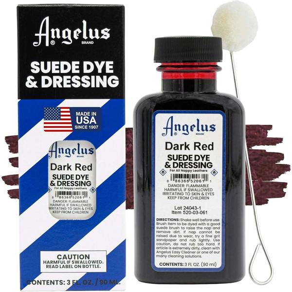 Angelus Suede Dye and Dressing - Restore and Protect Delicate Suede 3oz