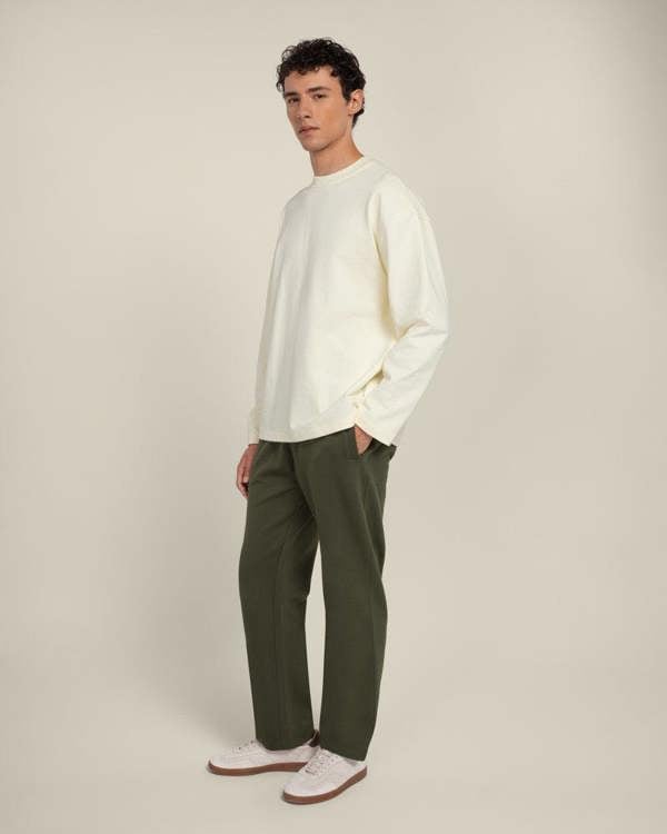 Larsson & Co Praesto - Oversized Stepped Hem Sweatshirt