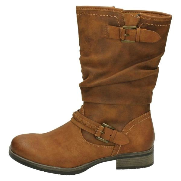 Rieker Ladies Rieker Fleece Lined Calf High Boots 98860