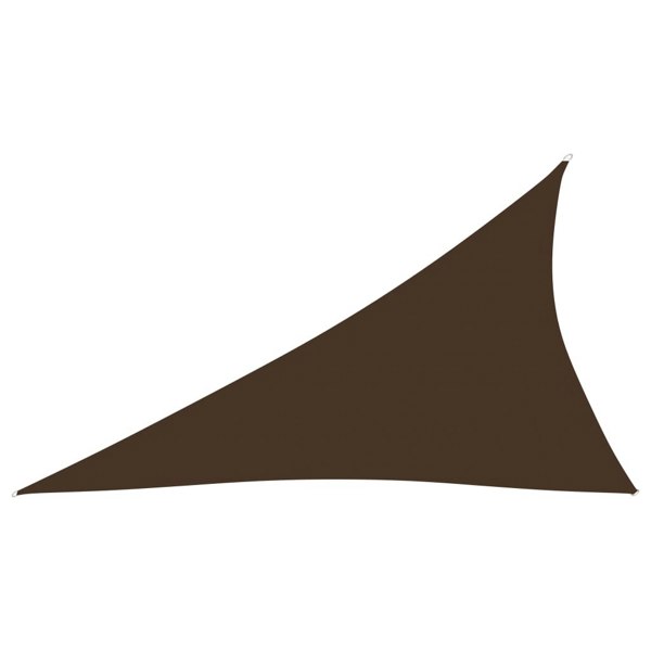 Berkfield Sunshade Sail Oxford Fabric Triangular 3x4x5 m Brown