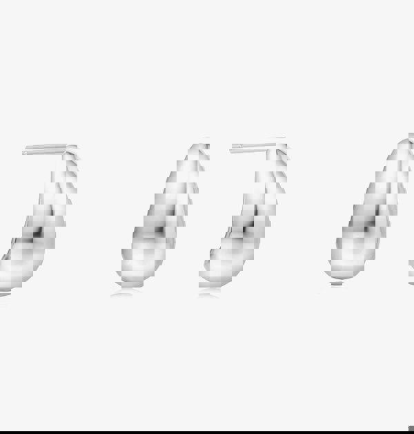 Ania Haie Vogue Maven Sterling Silver Small Dome Hoop Earrings E062-05H