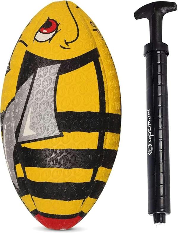Cartoon Rugby Ball – Illustrated Kids' Training Ball, Multiple Designs - Optimum