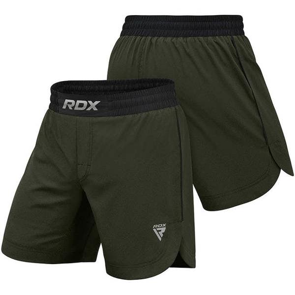 RDX Sports MMA SHORTS T15 ARMY GREEN PLUS