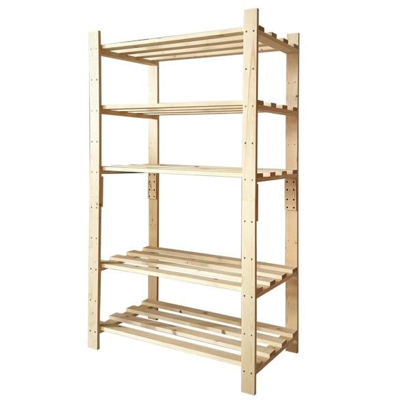 Core Products 5-Shelf Freestanding Storage Rack Unit, Heavy-Duty