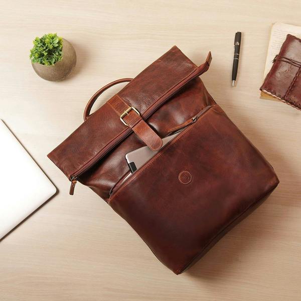 Orion Leather Backpack 2001COG -4