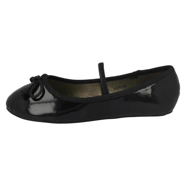 Spot On Girls Spot On Elastic Bar Ballerinas