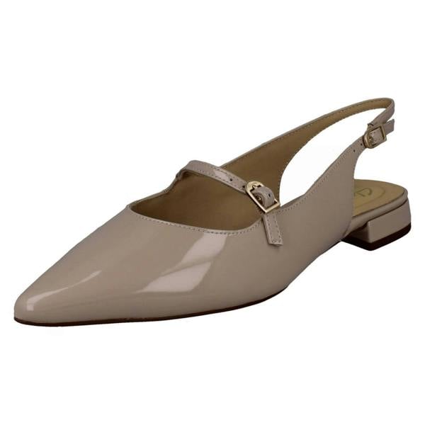 Clarks Ladies Clarks Buckle Fastening Slingback Shoes Sensa 15 Shine