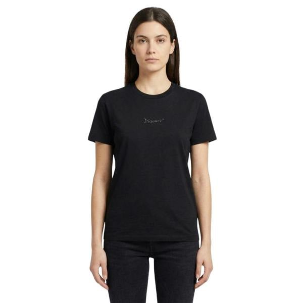 DSQUARED2 Small Signature Logo Black  T-Shirt XXS