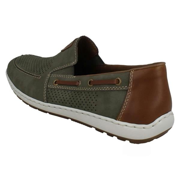 Rieker Mens Rieker Cut Out Detailed Summer Slip On Shoes 08866