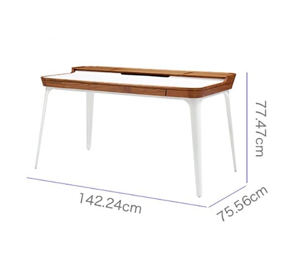 Brannan Office Desk, Wood-Weilai Concept-Weilai Concept