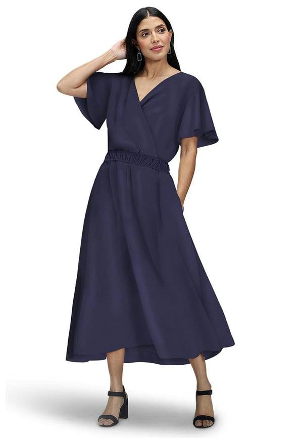 HotSquash Chiffon Midi Dress