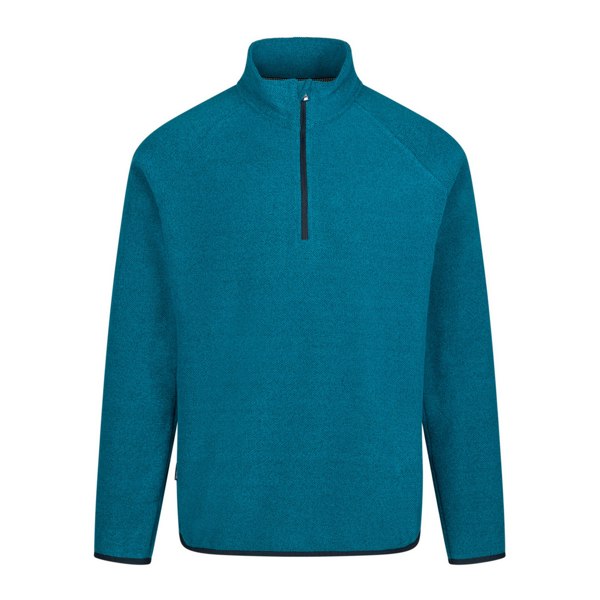 Trespass Mens Wetherill Fleece Top - Bondi Blue
